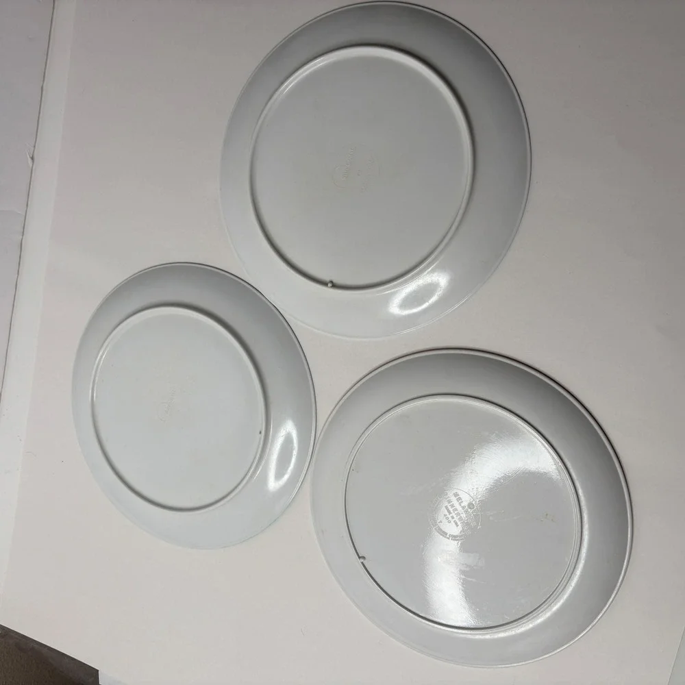 Vintage Disney Hercules Melamine Plates Set of 3 Megara Zeus The Muses 1997